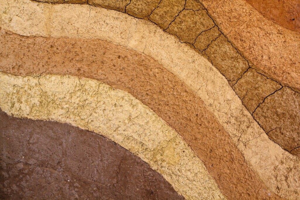 layered clay