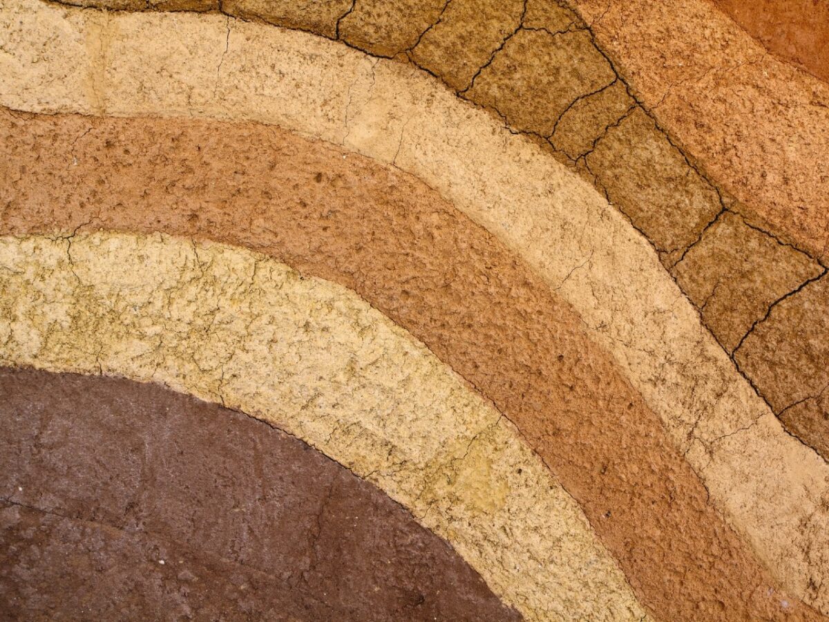 layered clay
