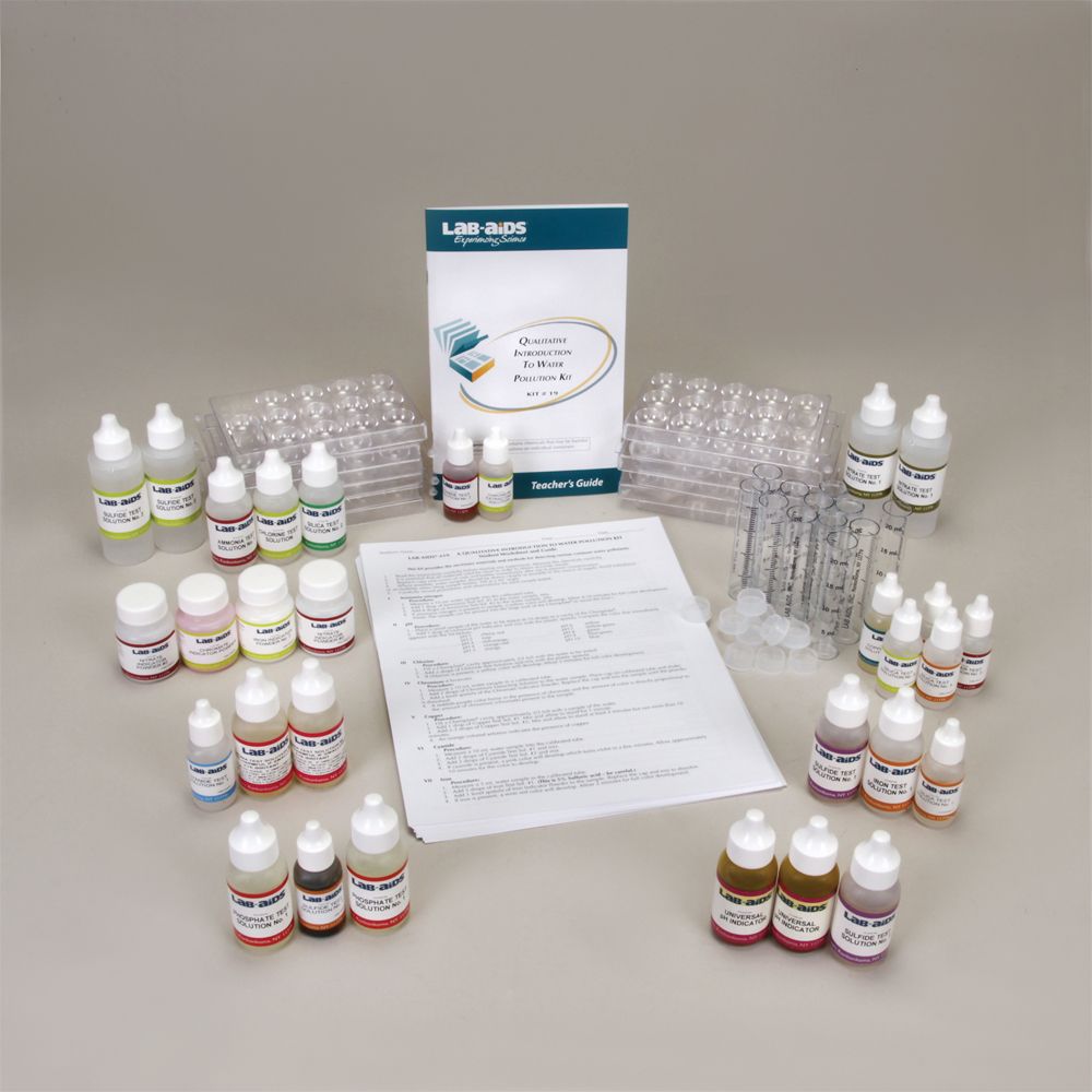 Lab-Aids Qualitative Introduction to Water Pollution Kit