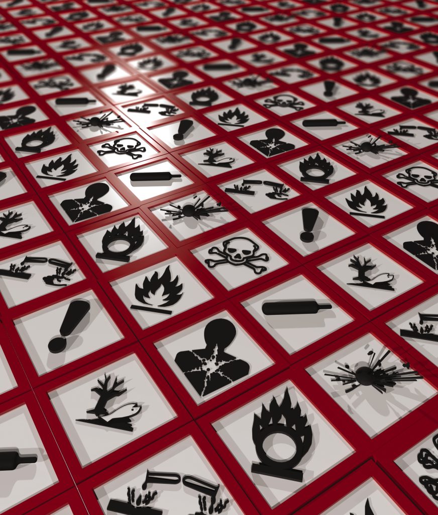 Variety of chemical symbols