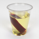 Dialysis tubing in a solution to demonstrate osmosis