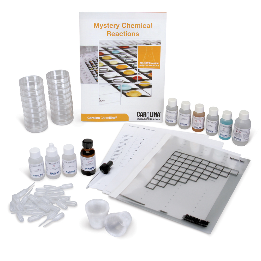 Students investigate 45 different chemical reactions between 10 different chemicals in this guided-inquiry microscale chemistry experiment.
