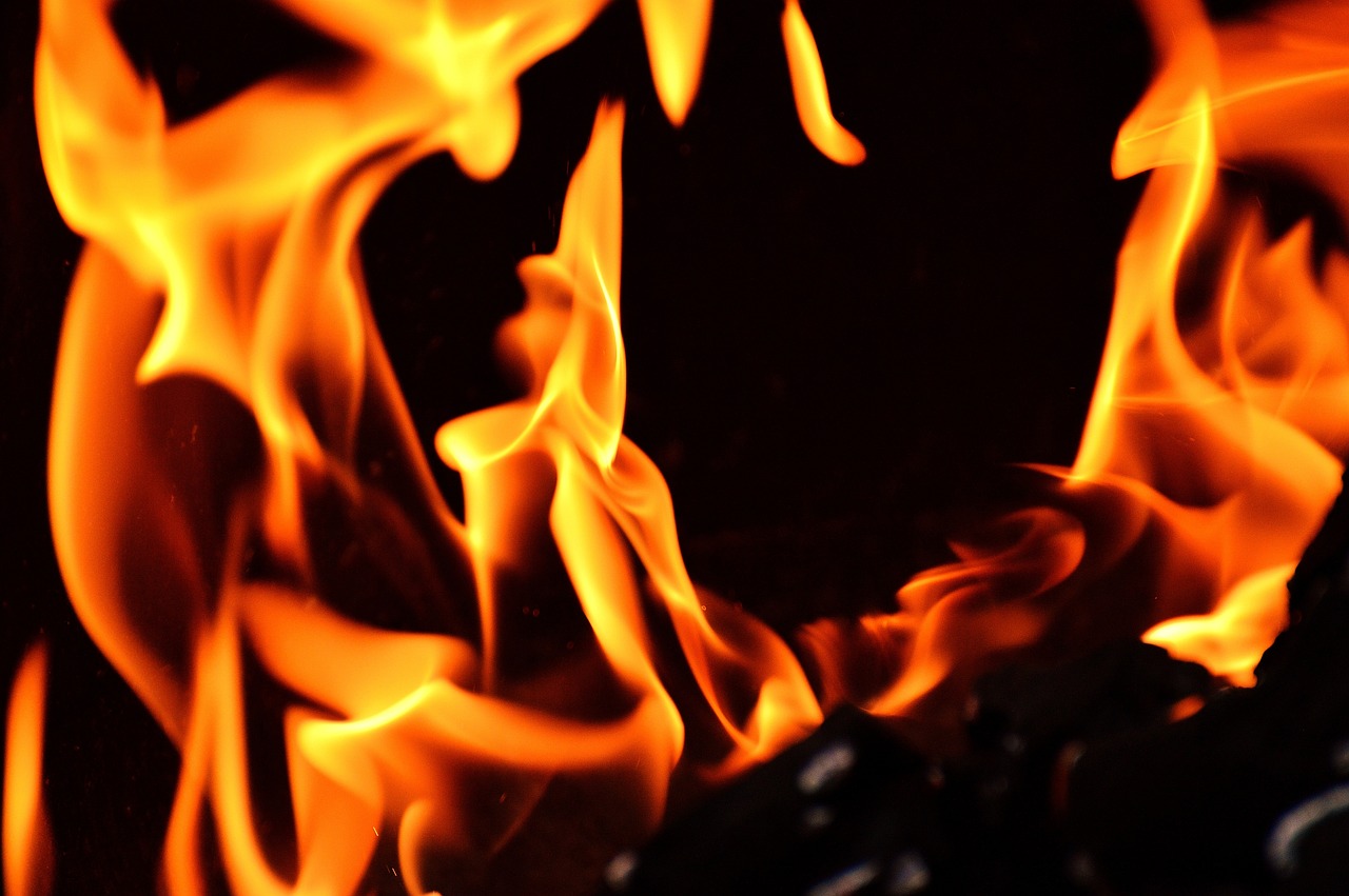 Fire, Flames, Fire wood image.