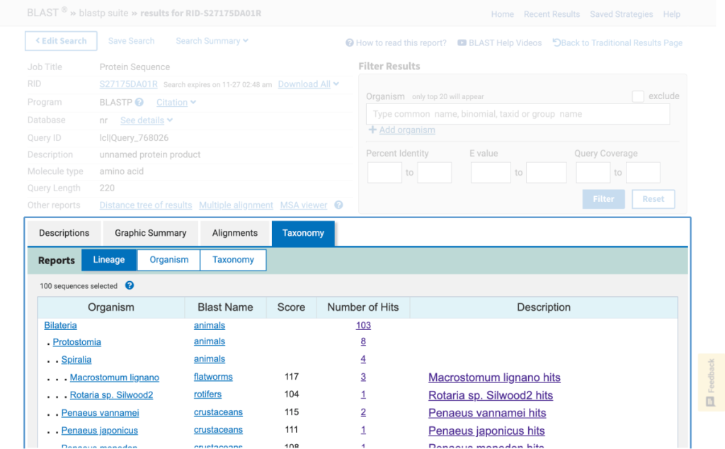 Bioinformatics Ui Examples Bioinformatics - Carolina Knowledge Center