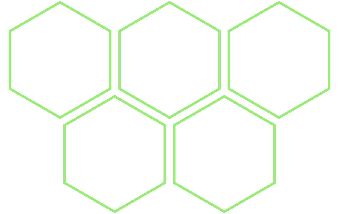 Hex Outline Green