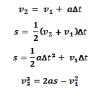 kinematics-formula