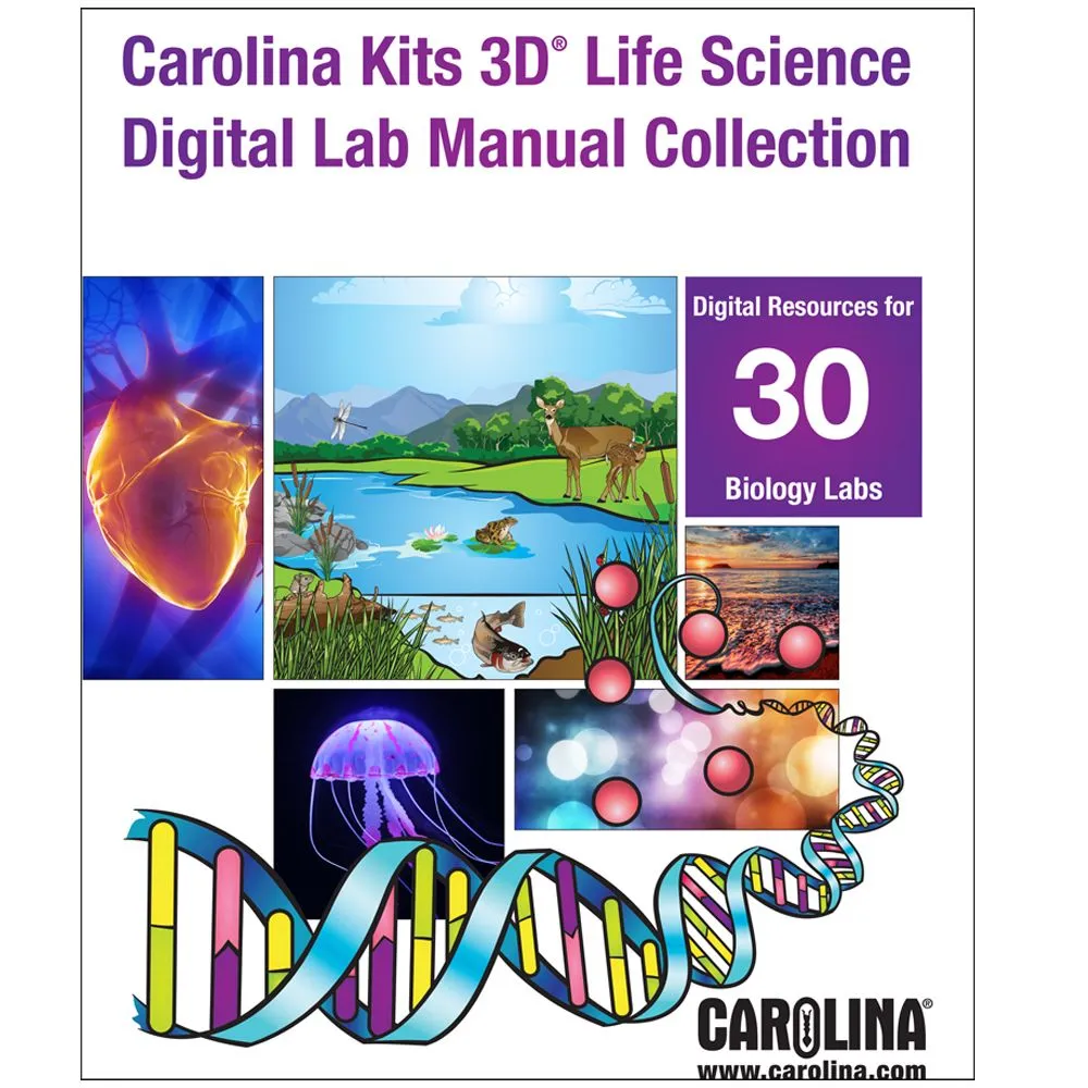 Carolina Kits 3D® Digital Lab Manual Collections (12-Month Licenses)