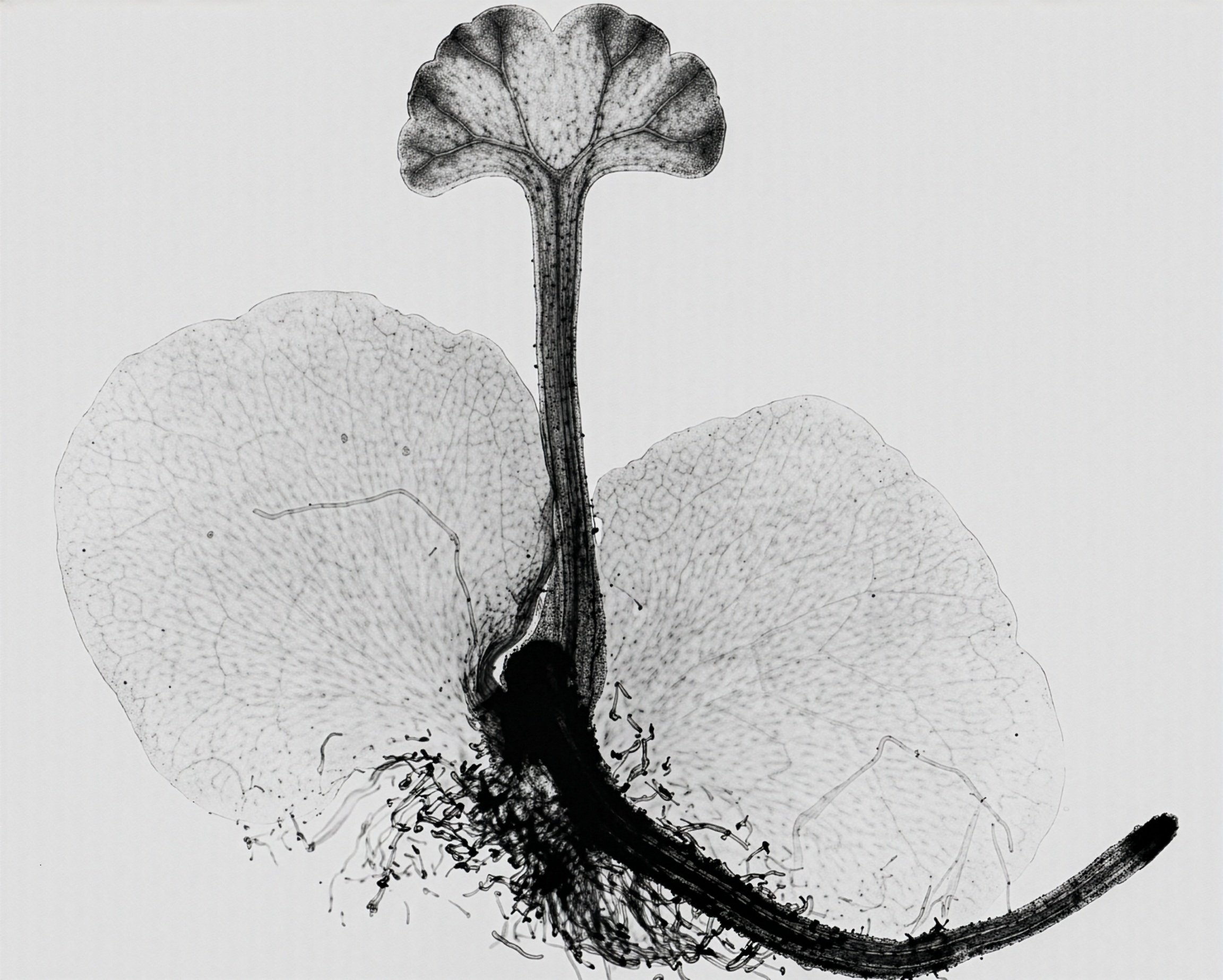 FIGURE 20 Young sporophyte of Woodwardia, w.m.