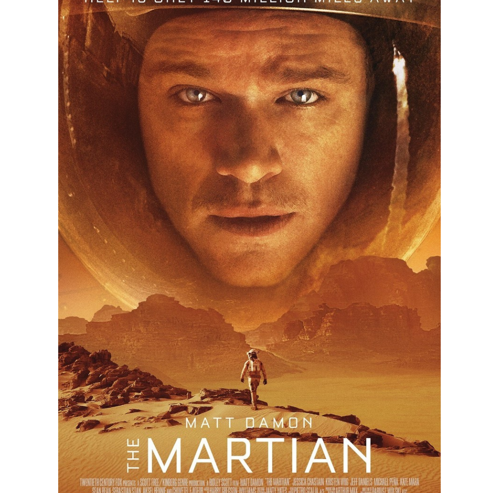 The Martian movie poster