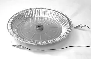 Figure 6 Pan and magnet/wire assembly (top).